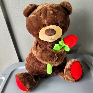Teddy Bear With Rose